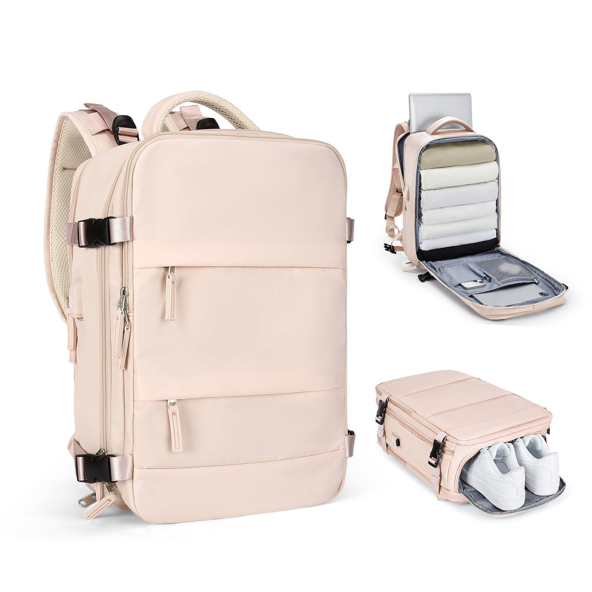 Smart Expandable Travel Backpack for Everyday Use