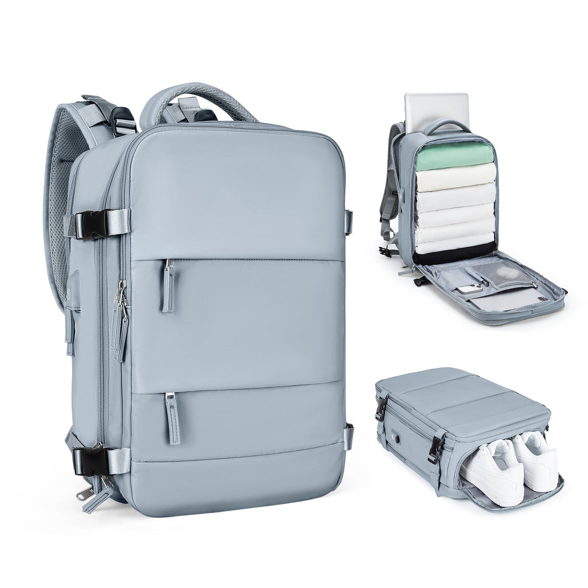 Smart Expandable Travel Backpack for Everyday Use