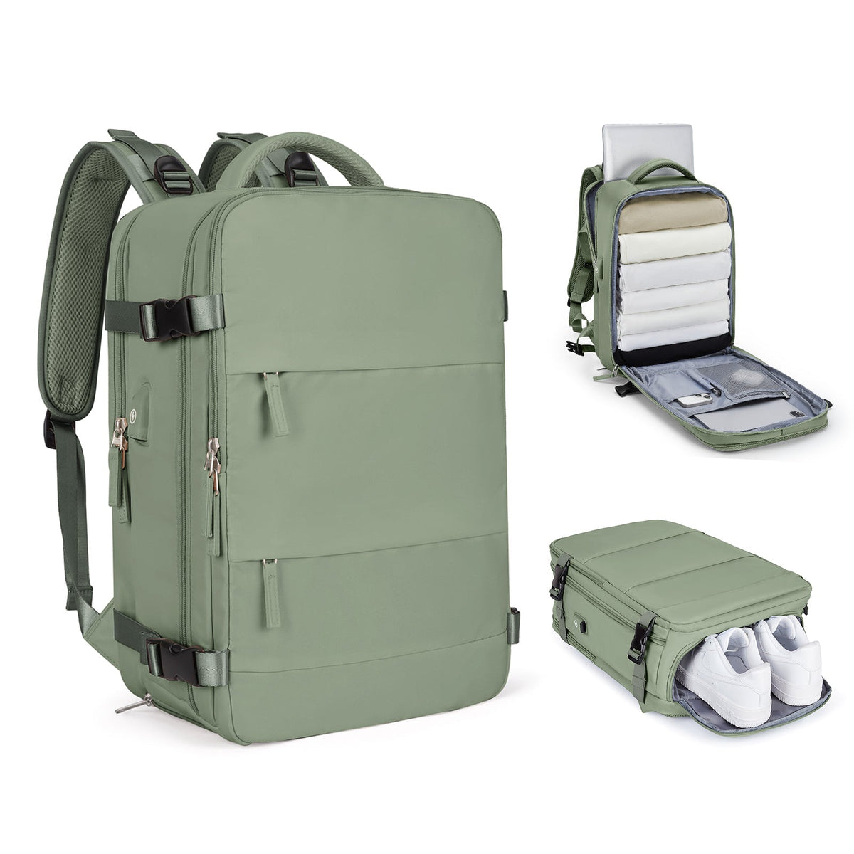 Smart Expandable Travel Backpack for Everyday Use