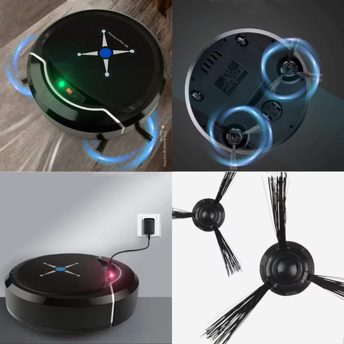 Smart Robot Vacuum Cleaner with Mop Function - Quiet, Efficient & Self-Charging