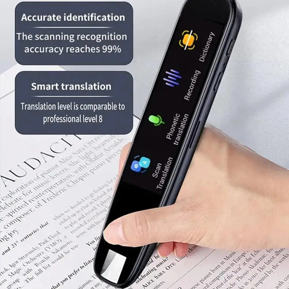 Smart Translation Pen with Offline Scanning and 123-Language Support