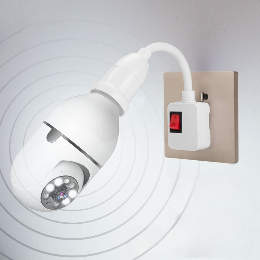 Smart Zoom Light Bulb Camera for Hassle-Free Home Security