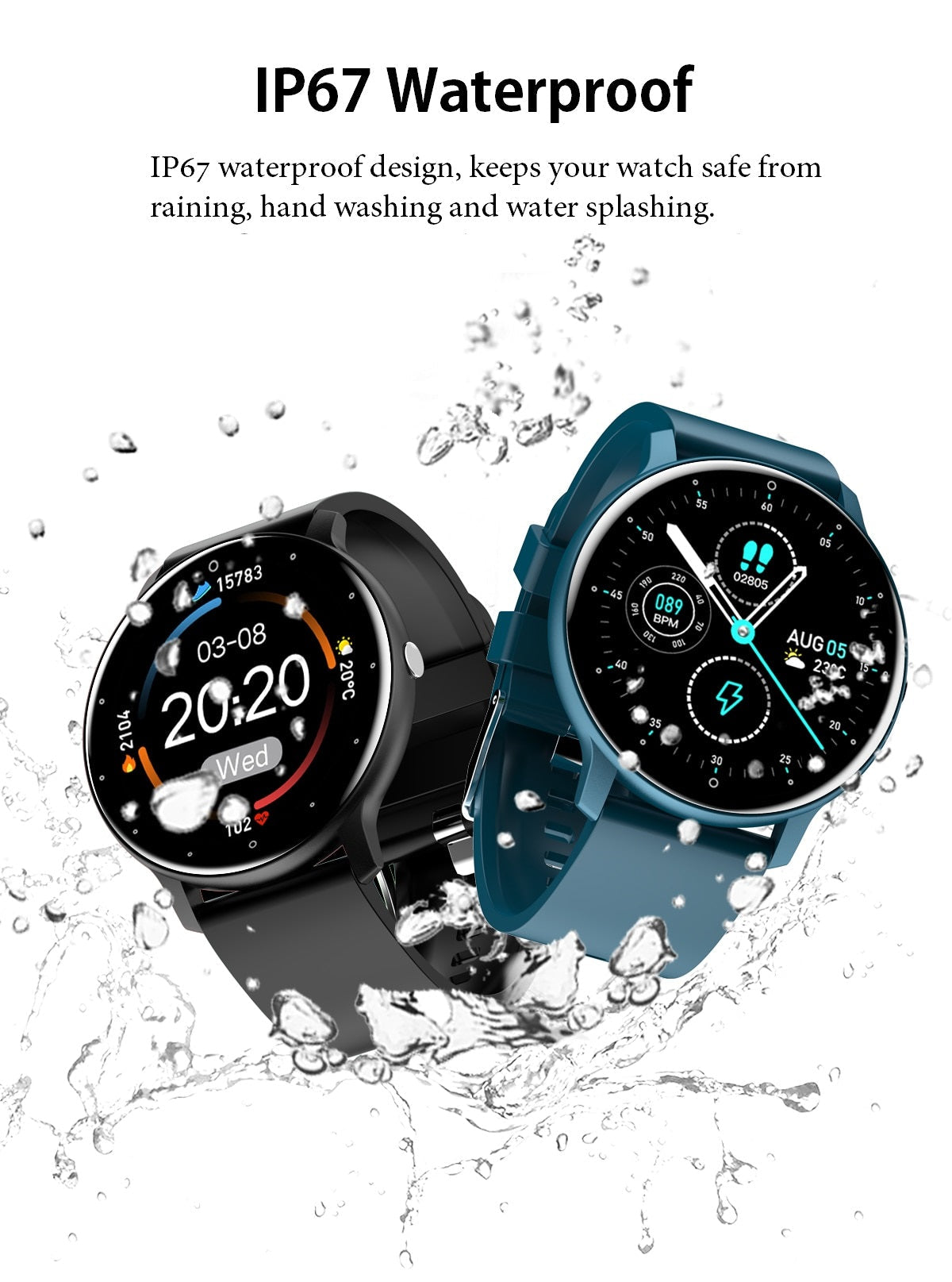 Smartwatch for Men and Women with Slim Design