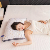 Soft and Breathable Neck Support Pillow for Side and Back Sleepers