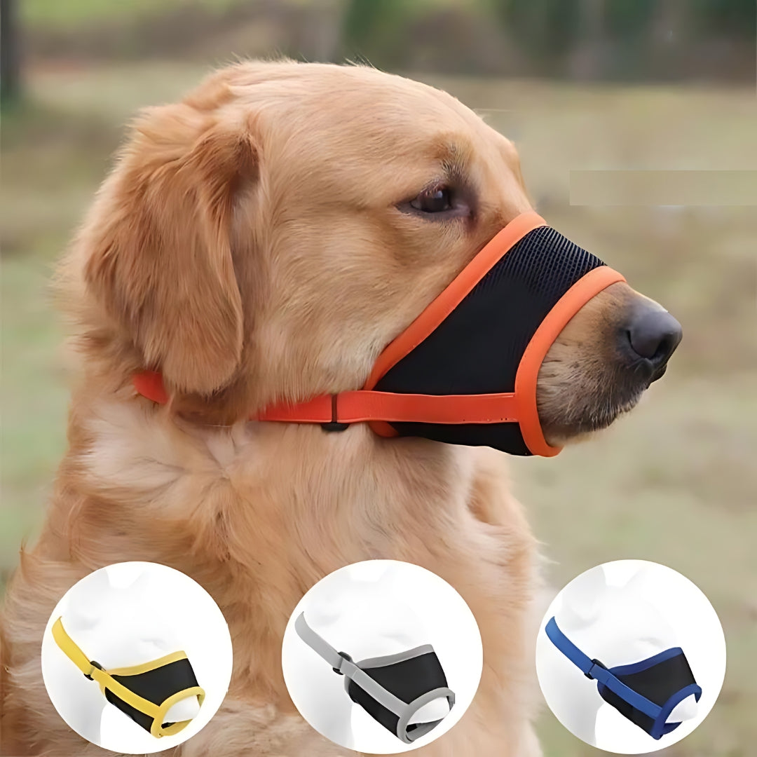 Soft Dog Muzzle to Prevent Barking and Biting
