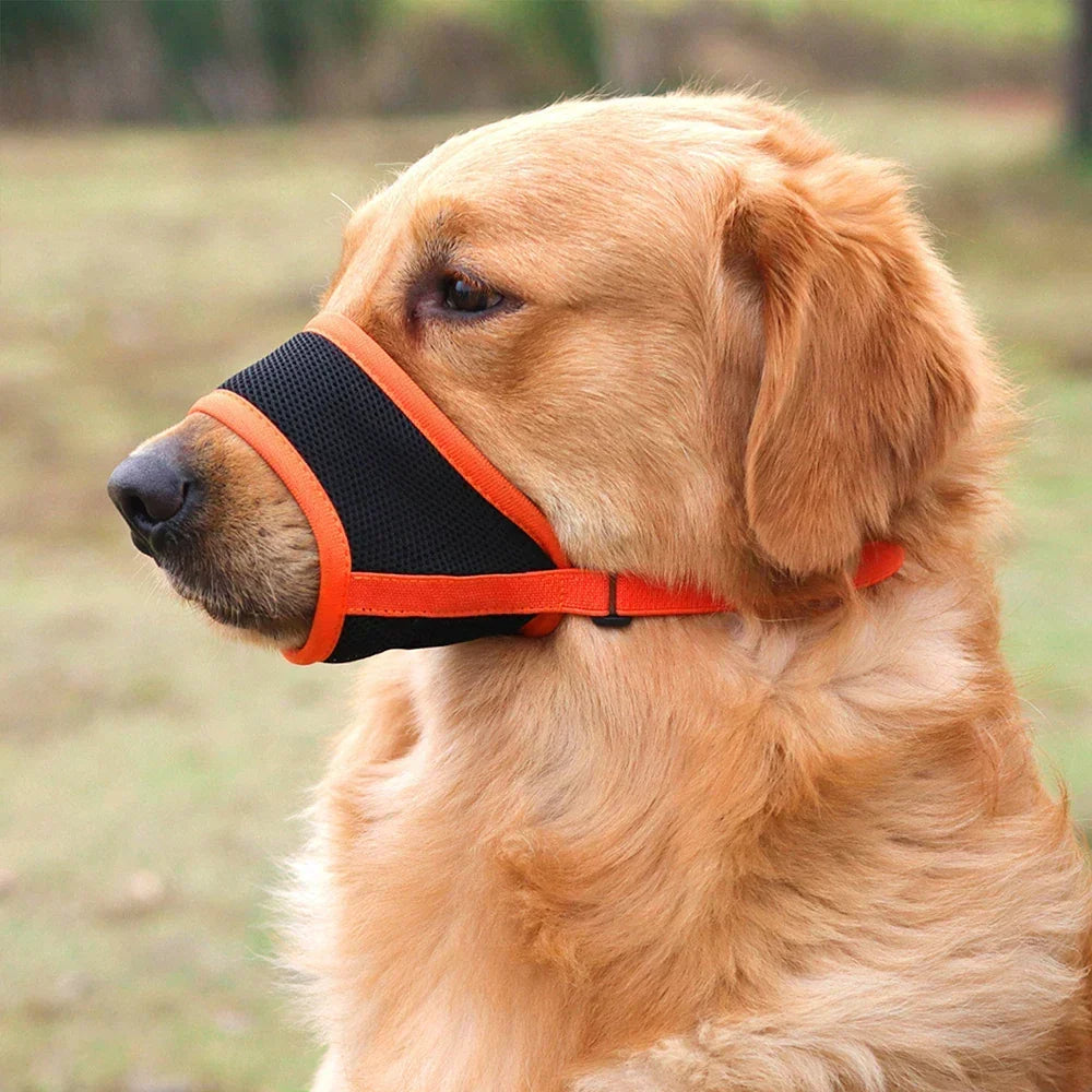 Soft Dog Muzzle to Prevent Barking and Biting