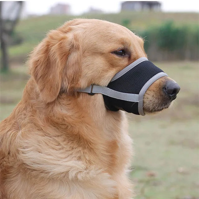 Soft Dog Muzzle to Prevent Barking and Biting