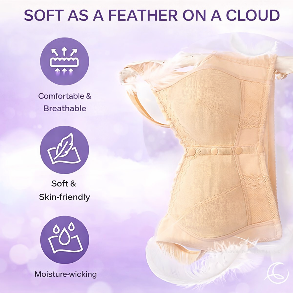 Soft Front-Closure Easy Lift Bra