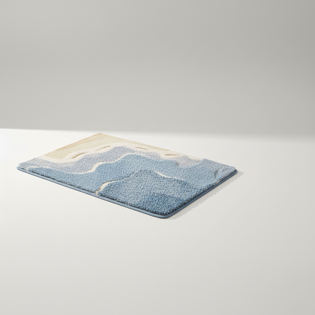 Soft Plush Bathroom Floor Mat for Cozy Comfort