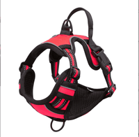 Soft Reflective Dog Harness - Durable & Waterproof - Red, Black or Blue