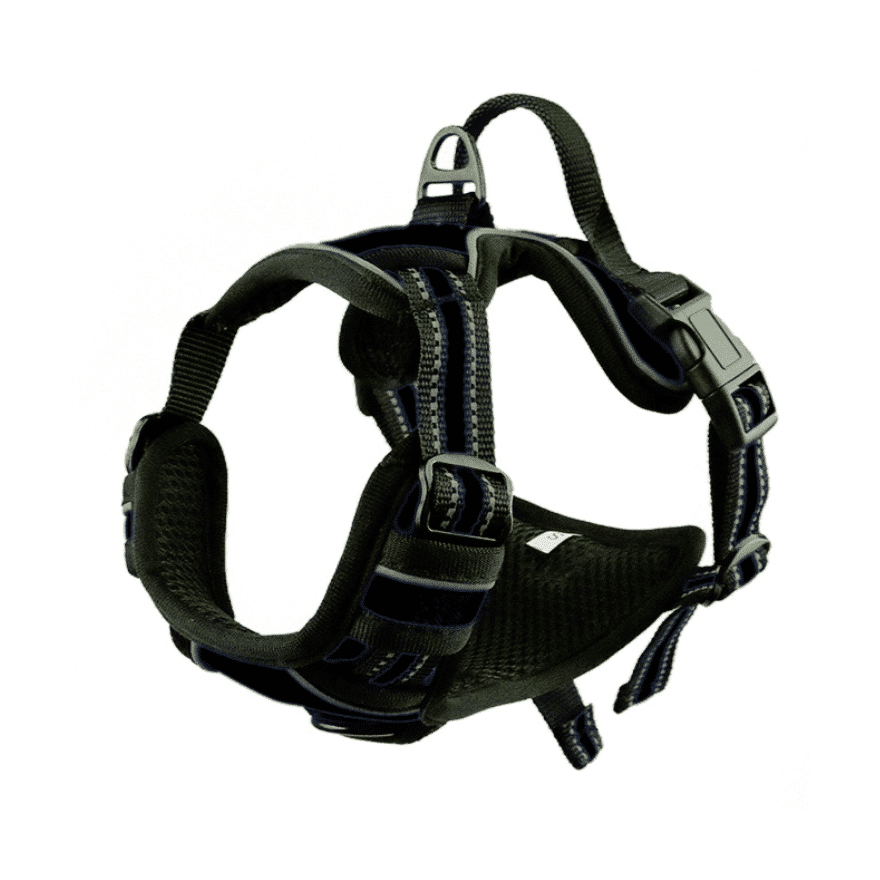 Soft Reflective Dog Harness - Durable & Waterproof - Red, Black or Blue