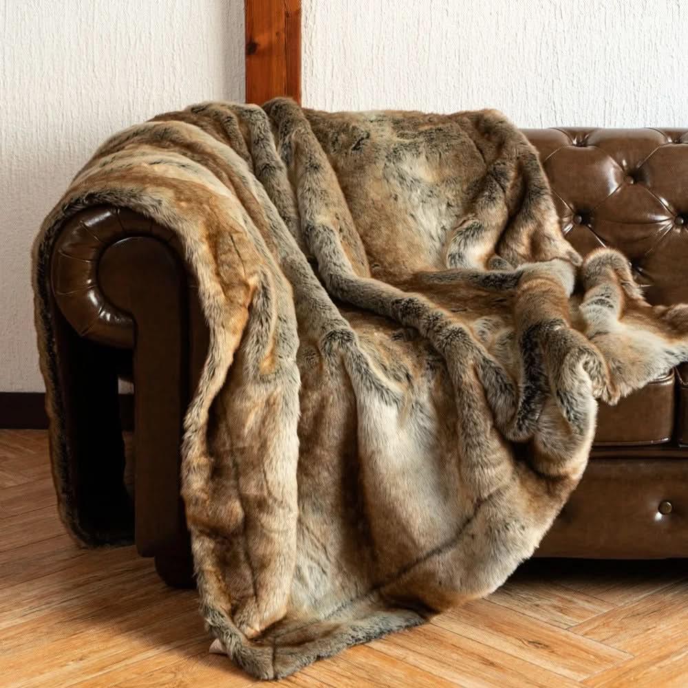 Soft, Warm & Elegant Faux Fur Blanket