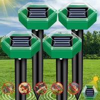 Solar Ultrasonic Mole Repeller - Pack of 4