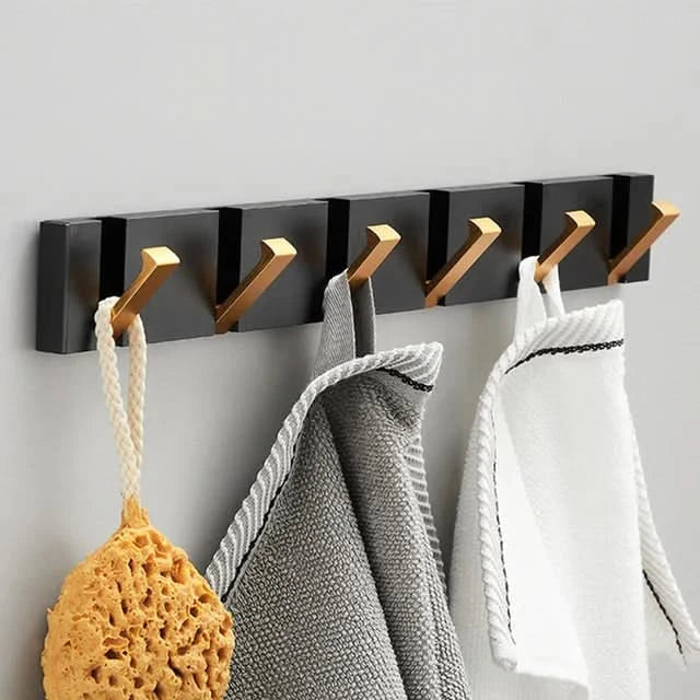 Space-Saving Foldable Stainless Steel Wall Hooks