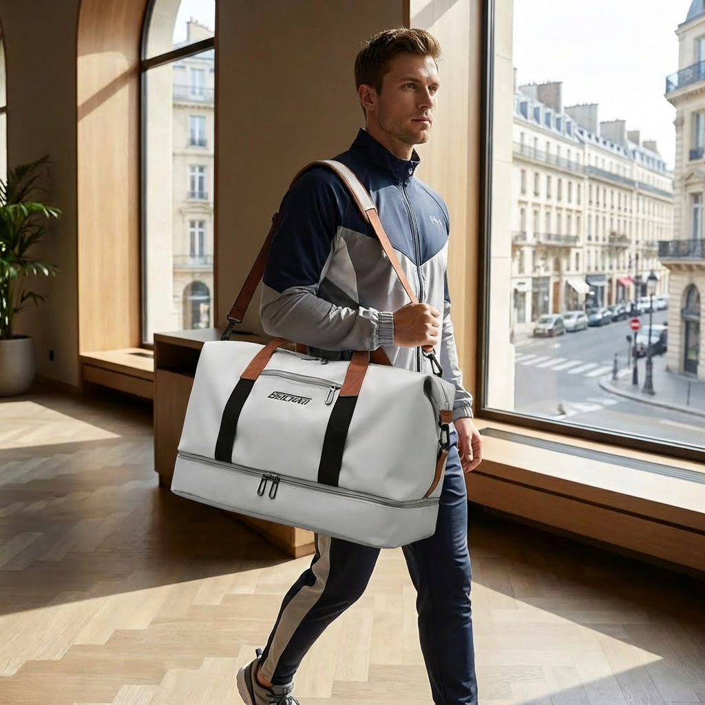 Spacious and Stylish Men's Travel Bag