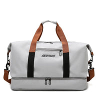 Spacious Gym Bag with Separate Shoe Compartment