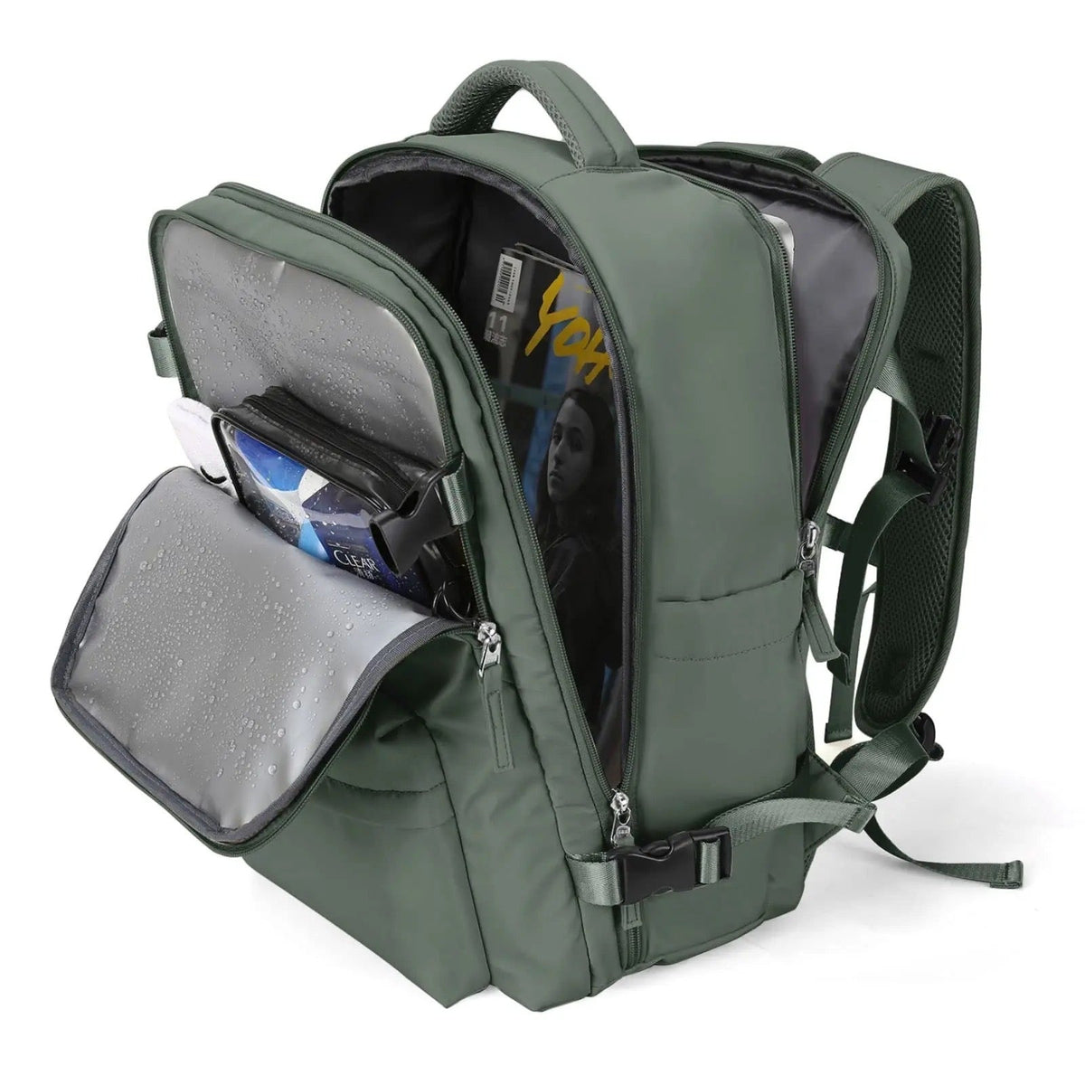 Spacious & Versatile Backpack for School, Work & Travel – Waterproof & Secure Design