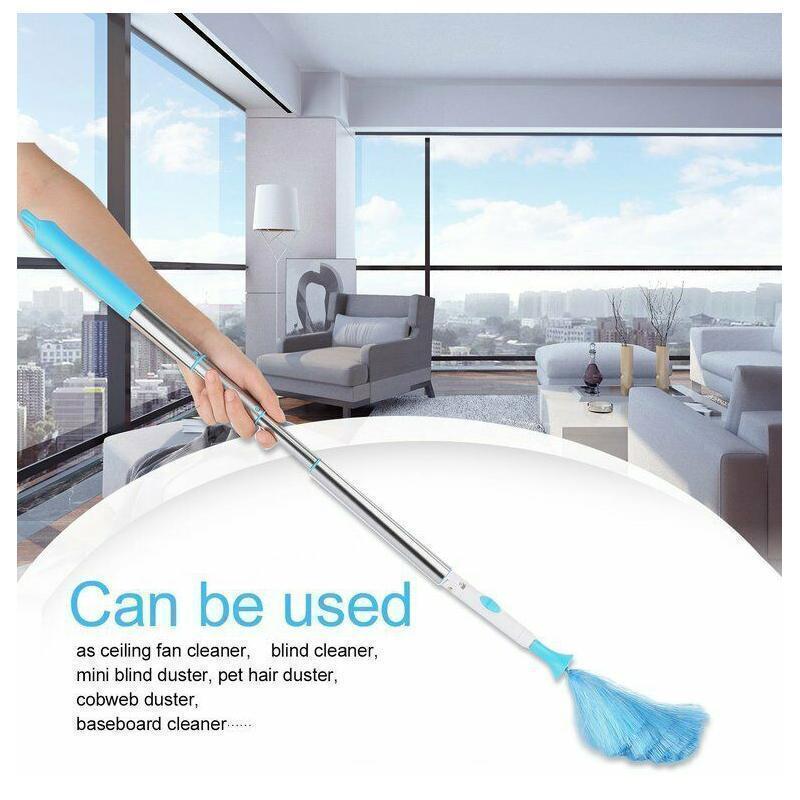 Spinning Duster with 2 Interchangeable Brushes