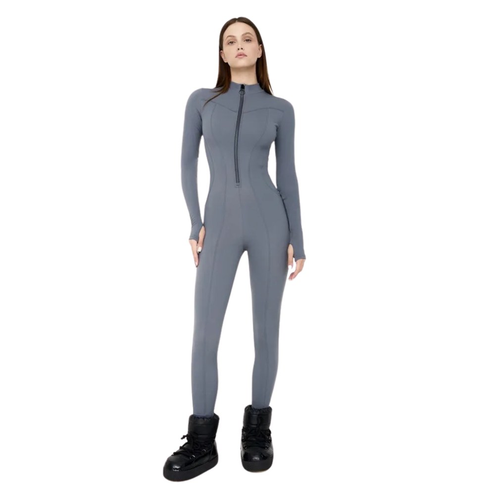 Sporty Zip-Up Romper