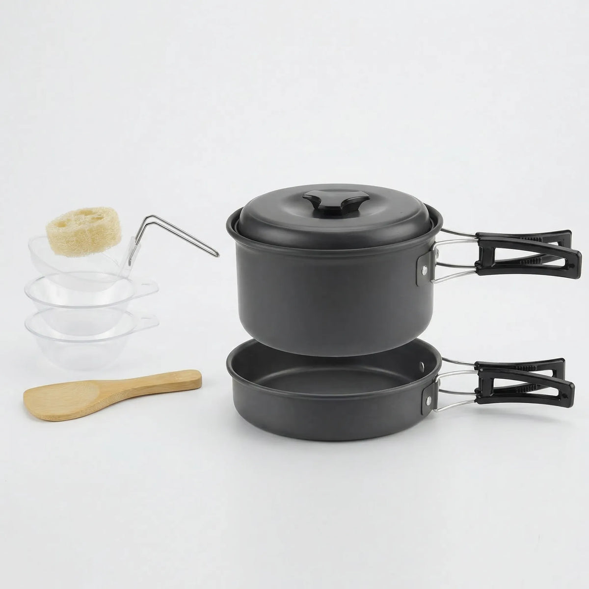 Stackable Outdoor Camping Cookware Set