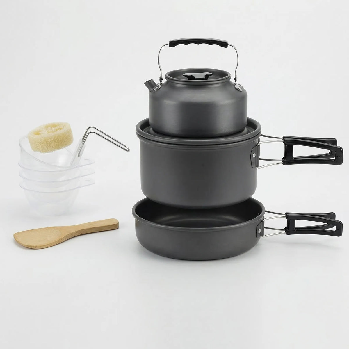 Stackable Outdoor Camping Cookware Set
