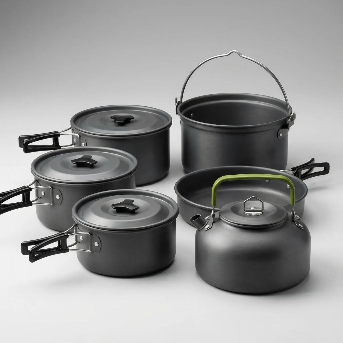 Stackable Outdoor Camping Cookware Set