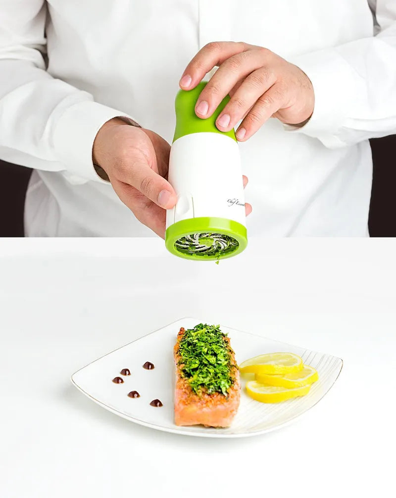 Stainless Steel Cheese and Vegetable Grater with 2 Cutting Inserts