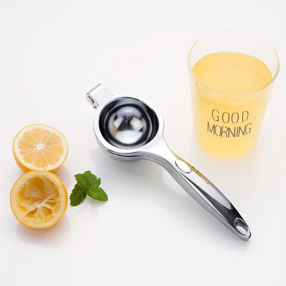 Stainless Steel Citrus Squeezer with Ergonomic Handle
