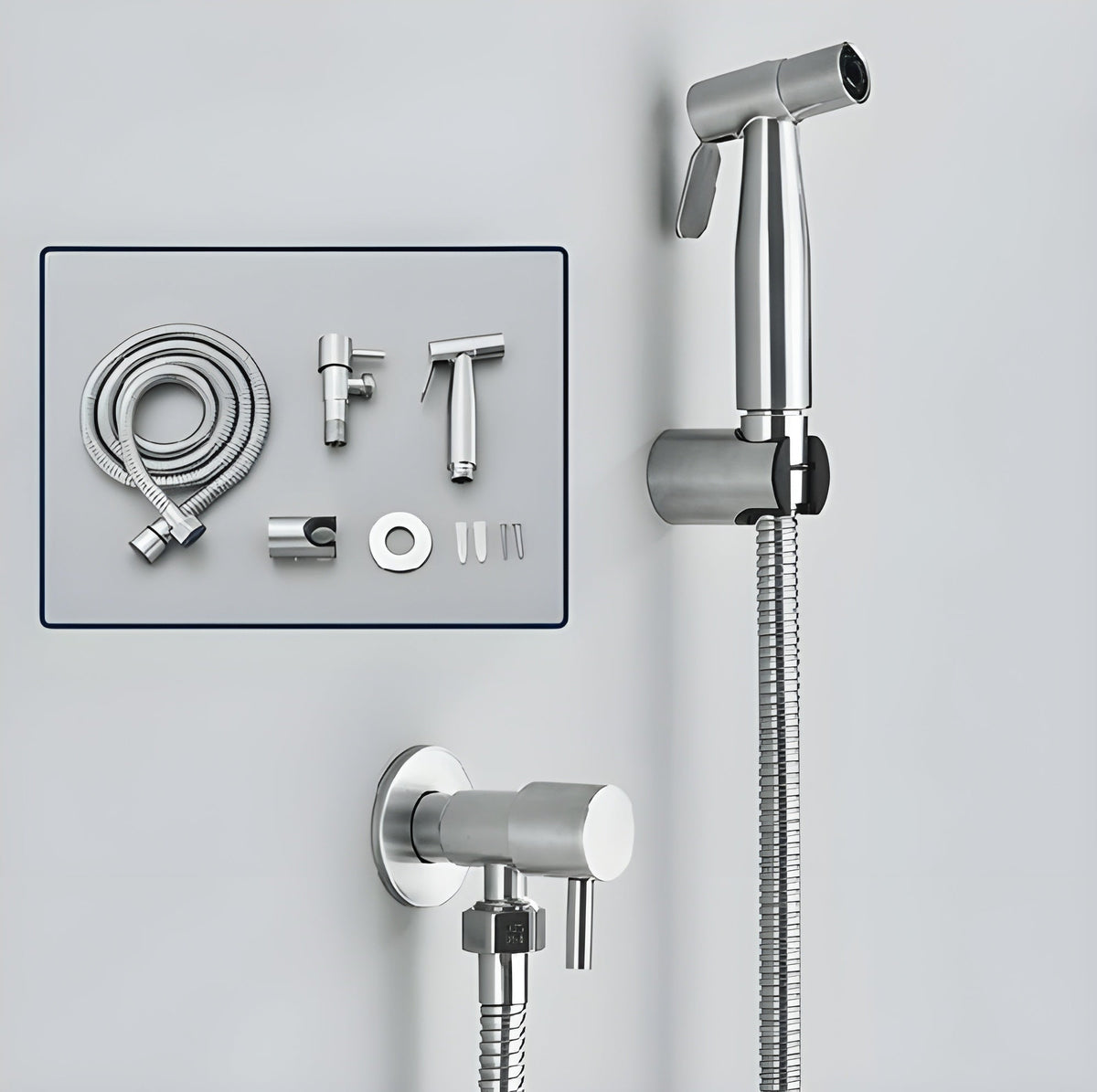 Stainless Steel Handheld Bidet Sprayer Toilet Shower