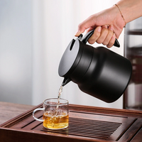 Stainless Steel Insulated Thermal Jug - Spill-Proof Carafe