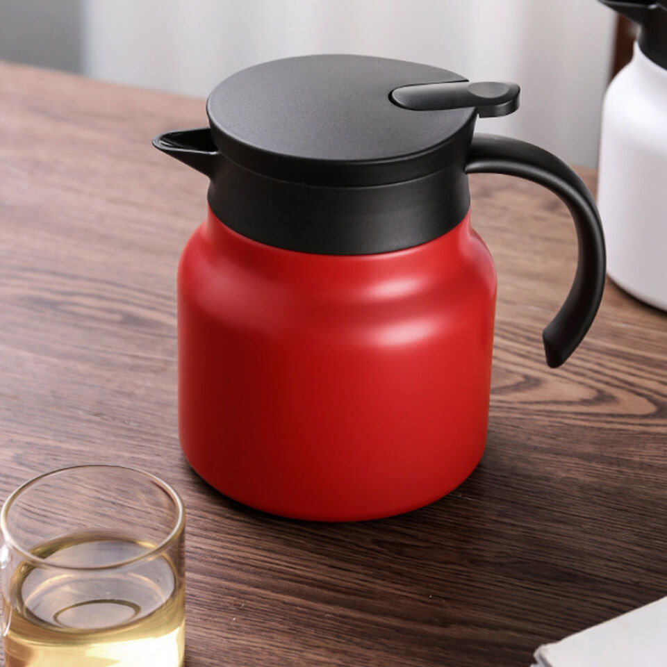 Stainless Steel Insulated Thermal Jug - Spill-Proof Carafe