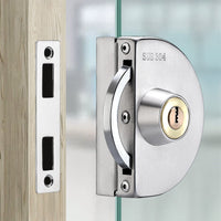 Stainless Steel Sliding Door Lock for Safety Glass