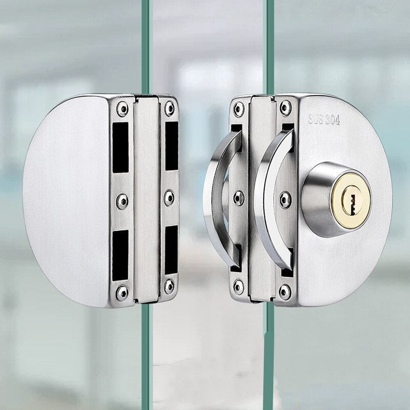 Stainless Steel Sliding Door Lock for Safety Glass