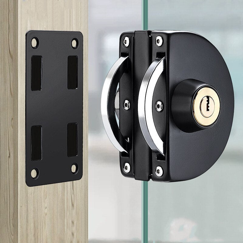 Stainless Steel Sliding Door Lock for Safety Glass