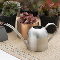 Stainless Steel Watering Can with Flexible Spout - Modern Design, Rustproof
