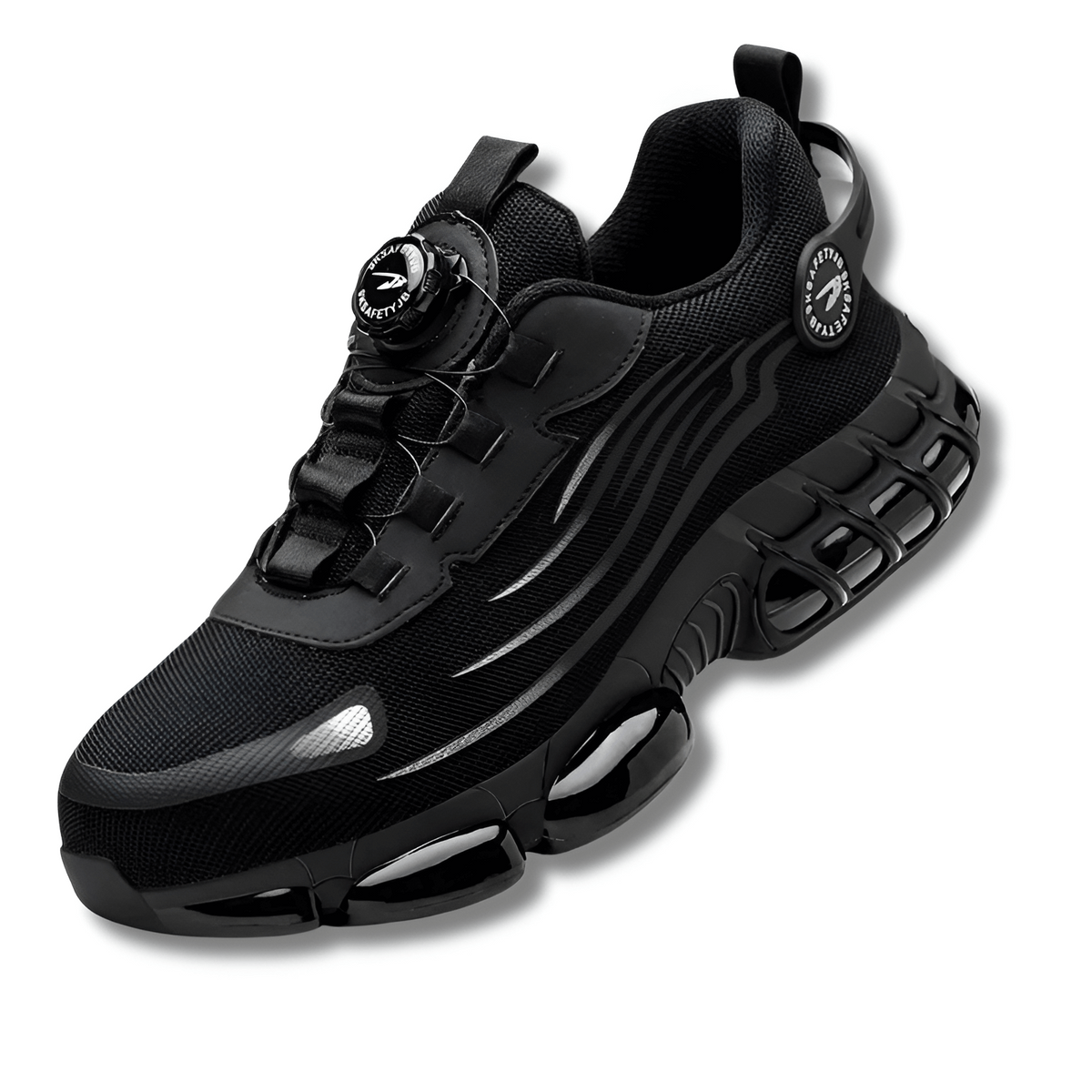 Steel Toe Work Shoes with Kevlar Midsole and Slip-Resistant Sole