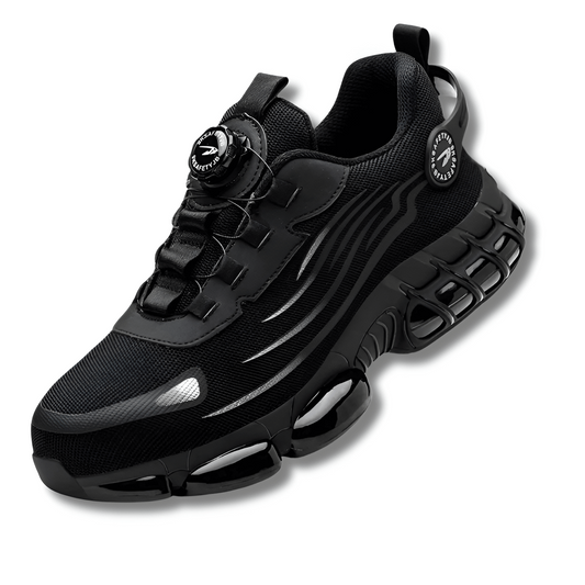 Steel Toe Work Shoes with Kevlar Midsole and Slip-Resistant Sole