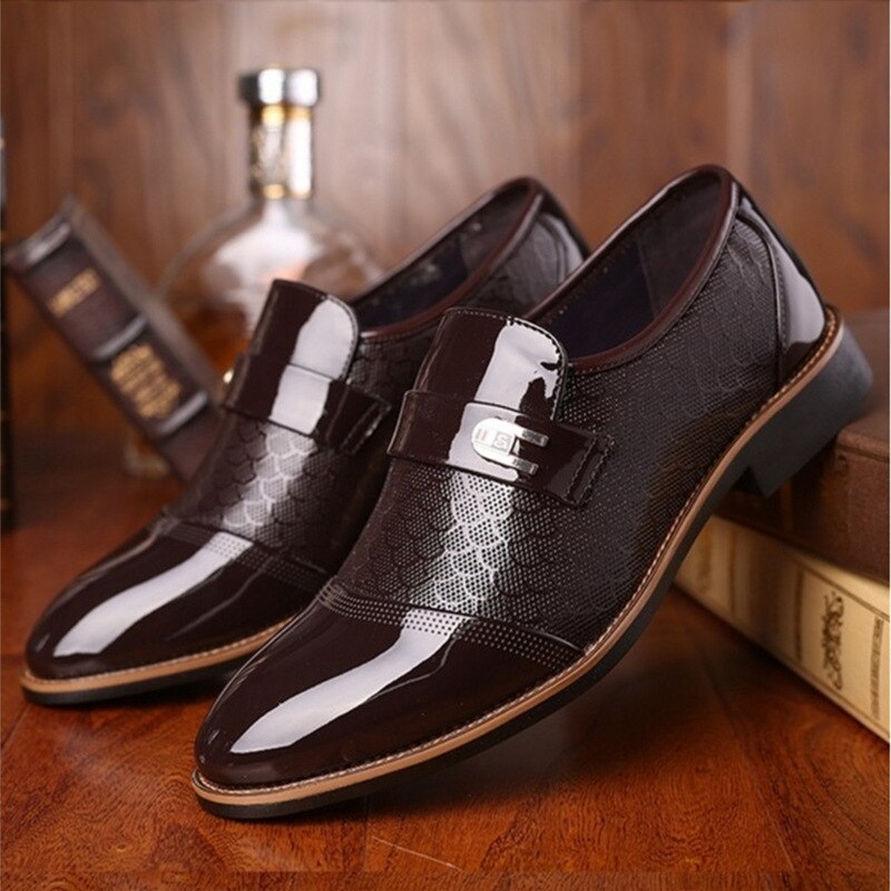 Stylish Glossy Men's Dress Shoes