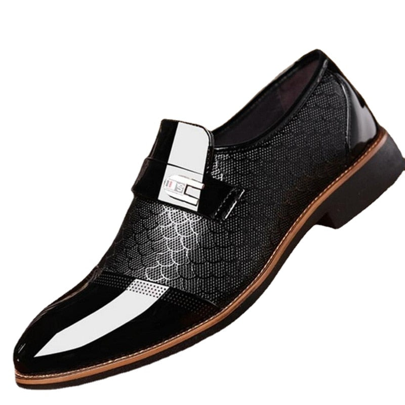 Stylish Glossy Men's Dress Shoes
