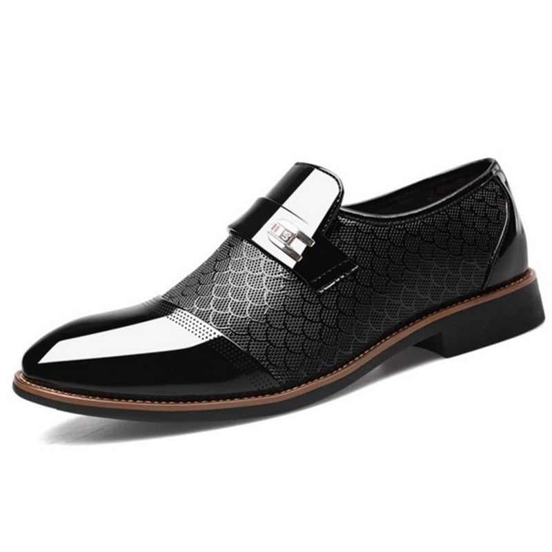 Stylish Glossy Men's Dress Shoes
