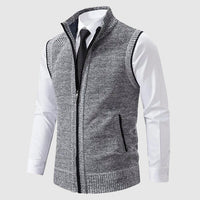 Stylish Men's Full-Zip Sweater Vest