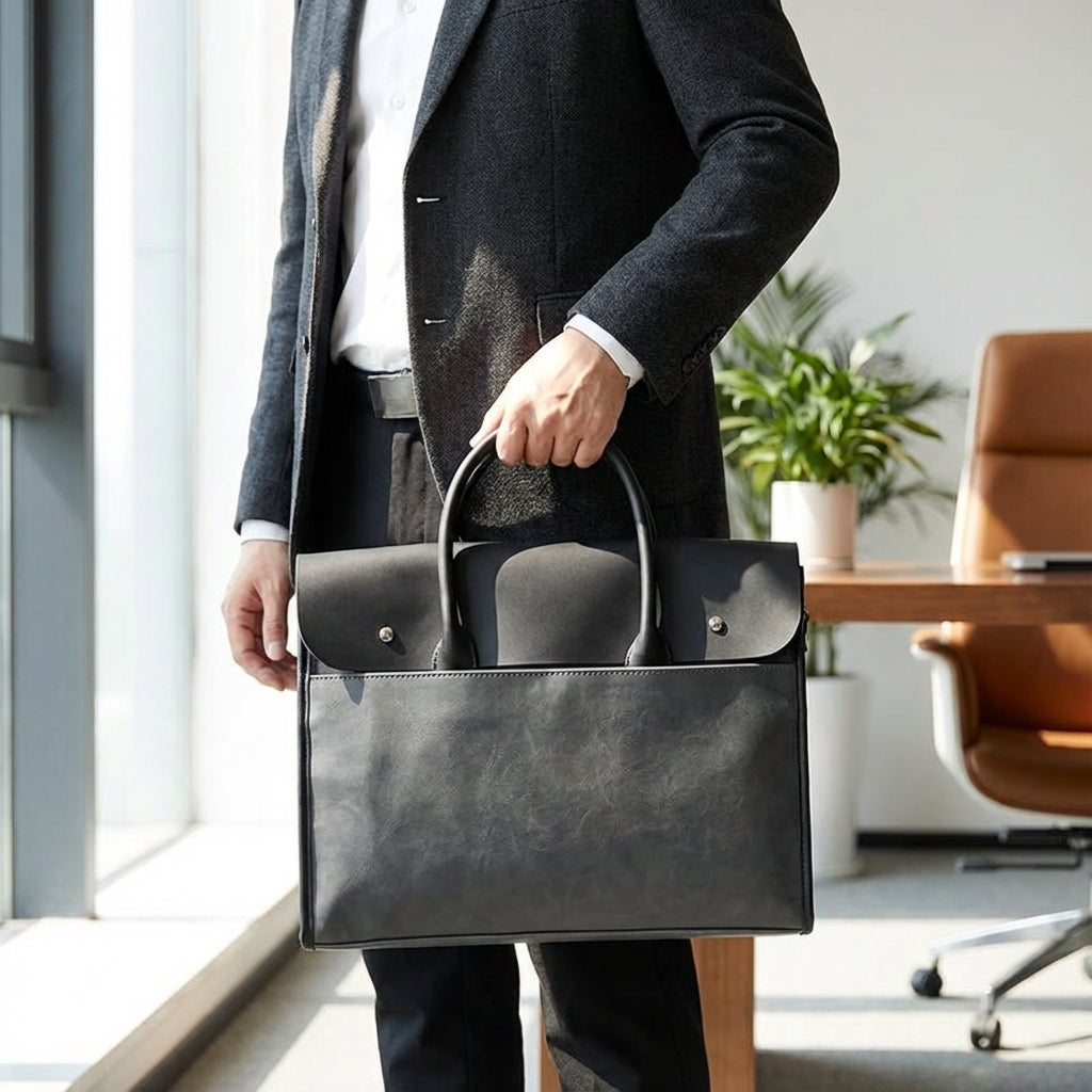Stylish Men's Laptop Bag - Fits 14-Inch Laptops