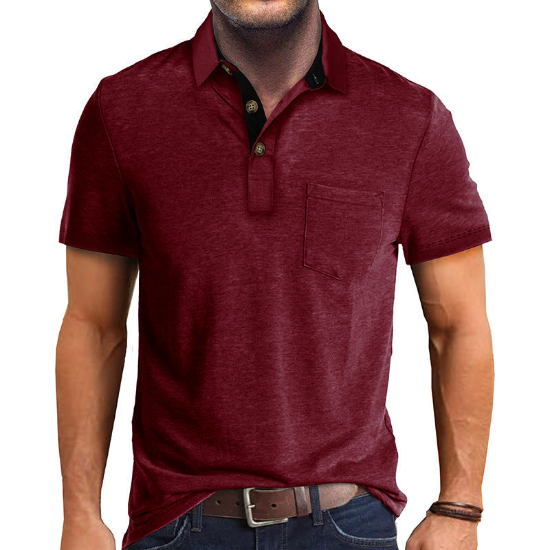 Stylish Men's Polo Shirt with Modern Collar