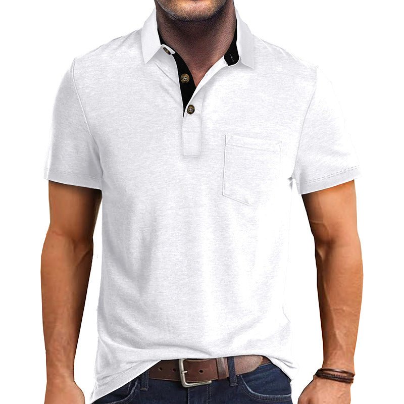 Stylish Men's Polo Shirt with Modern Collar
