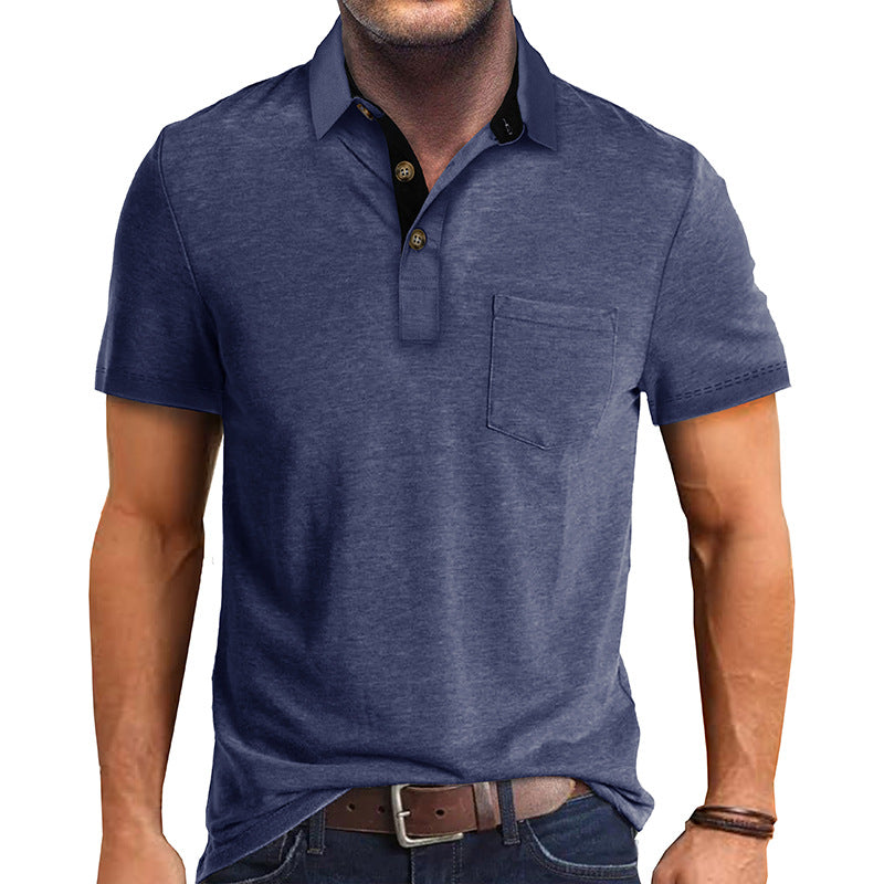 Stylish Men's Polo Shirt with Modern Collar