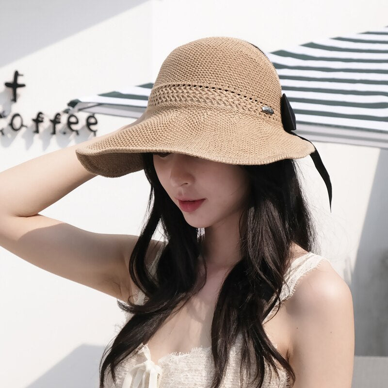 Stylish Summer Hat with Ponytail Hole