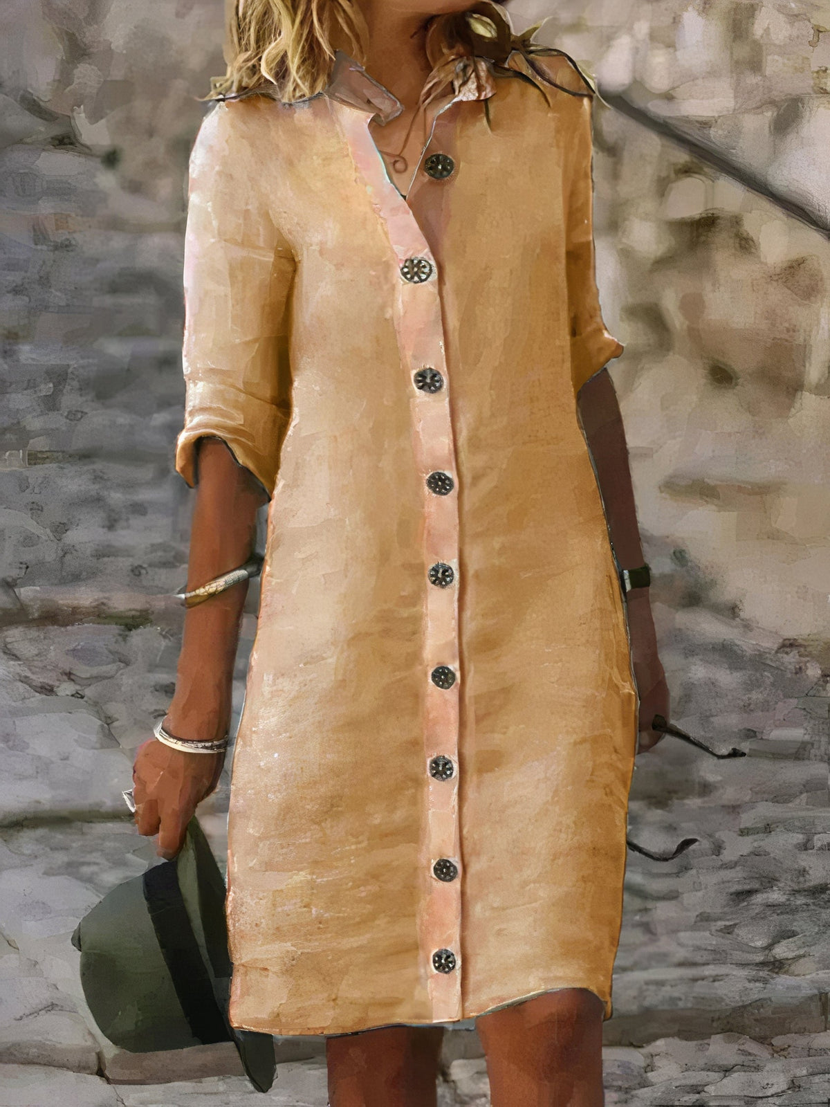 Summer Casual Midi Dress
