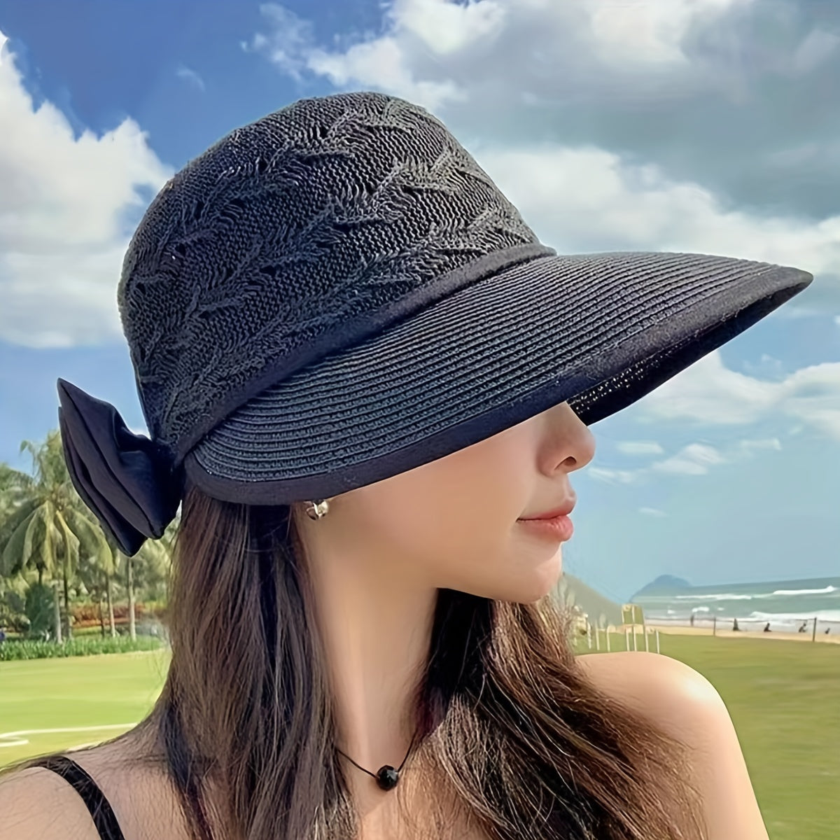 Summer Hat with Bow Detail