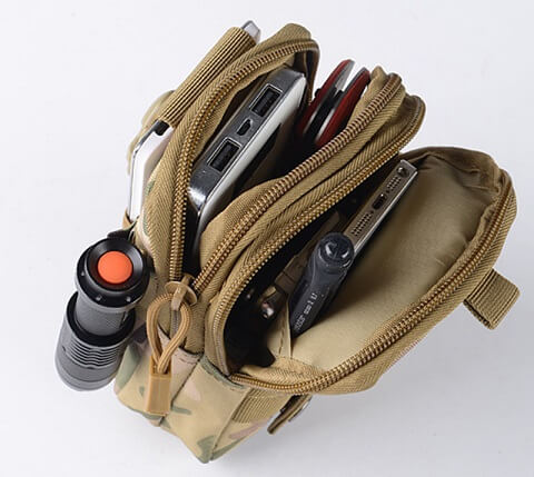 Tactical MOLLE EDC Belt Pouch - Military Utility Bag