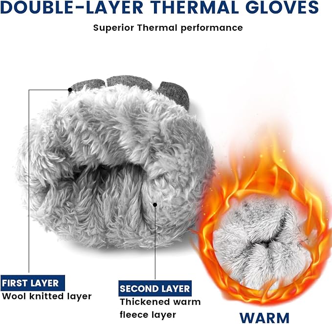 Thermal Winter Touchscreen Gloves